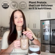 KOS Organic Plant Based Protein Powder, Chocolate, 20g Protein, 10 Servings, 13.75oz, 0.85lb