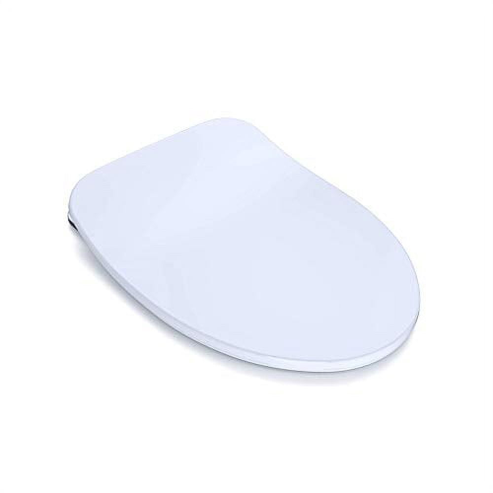 TOO SS234#01 SoftClose Elongated Closed Front Toilet Seat with Cover,Cotton