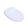 thumbnail image 2 of TOO SS234#01 SoftClose Elongated Closed Front Toilet Seat with Cover,Cotton, 2 of 3