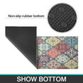 thumbnail image 7 of Bohemian Retro Geometric Patterns Kitchen Rugs and Mats Sets Of 2,Kitchen Decoration Rugs,Rubber Backing Non-Slip Floor Mat for Sink Washable Waterproof Laundry Room Runner Rugs, 7 of 7