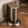 thumbnail image 4 of ABPETE Magnetic Door Stopper, No Drill Invisible Holder with Strong Magnetic Catch, Low-Profile Design for Bedroom, Bathroom, Office and Interior Doors, Bronze, 4 of 6