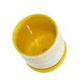 thumbnail image 3 of Sagebrook Home Ceramic 6" Planter with Saucer, Yellow, 3 of 3