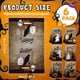 thumbnail image 2 of Toallas de Cocina Ganeen Halloween 6 Piezas Fibra 36x54 cm, 2 of 7