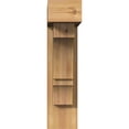 thumbnail image 2 of Ekena Millwork 5 1/2"W x 18"D x 22"H Balboa Block Smooth Bracket w/ Offset Brace, Western Red Cedar, 2 of 25