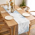 thumbnail image 3 of Table Runner 72 Inches Long for Kitchen Dining, Seahorse Coastal Dresser Scarf Farmhouse, Dining Table Decorations for Wedding/Parties, Summer Beach Ocean Nautical Coral 16 x 72 In, 3 of 8