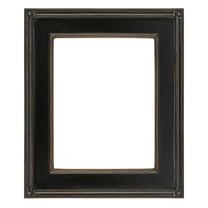 Creative Mark Plein Air Museum Collection De Stijl Open Back Art Frame - 16x20 Black/Gold - Wood Composition Hand-Leafed Museum-Quality Closed-Corner | Does Not Include Glass or Backing