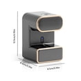 thumbnail image 2 of FEISHENTT Automatic Toothpaste Dispenser, Wall Mounted Toothbrush Holder with 3 Slots, Electric Smart Toothpaste Dispenser for Kids and Adults, 2 of 7