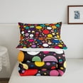 thumbnail image 4 of YST Colorful Polka Dots Comforter Set Modern Geometric Bedding Twin Size Rainbow Circles Rounds Bedding Comforter Sets Christmas Themed Duvet Insert for Kids Girls Boys, 4 of 5