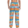 thumbnail image 7 of Salouo Shark On Line Print Pajama Pants for Men, Lounge Pants Elastic Waistband Casual Men's sleepwear Loungewear Sleep Pajama Pant -Large, 7 of 7