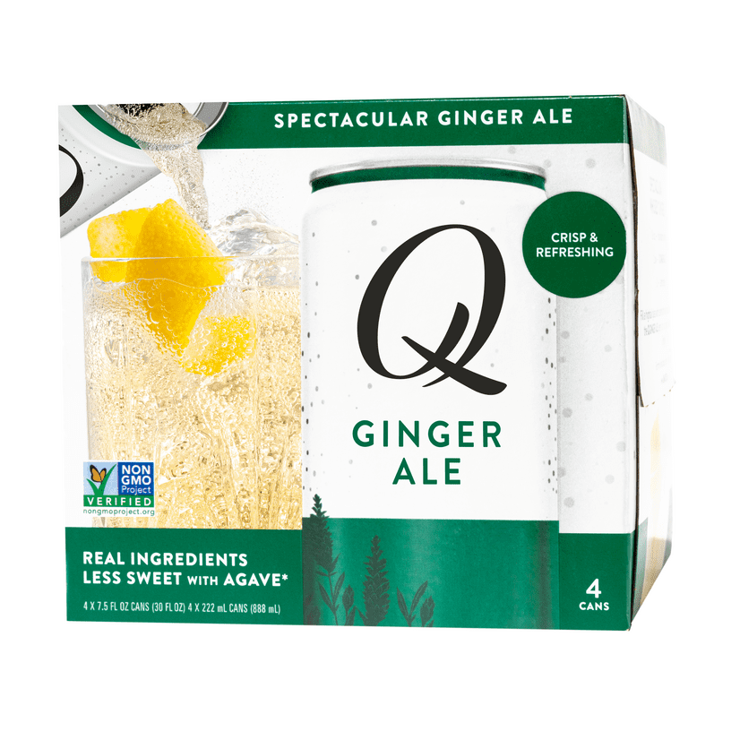 Q Ginger Ale 7.5 oz, 24 pack