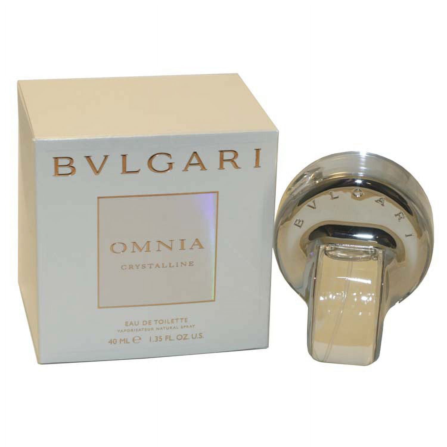 Bulgari Omnia Crystalline Eau de Toilette, Perfume for Women, 1.3