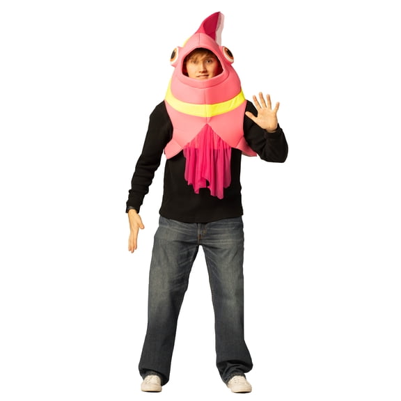 Imposta Costumes Glow in the Dark, Fish Halloween Costume, Pink, Men and Women, One Size Fits Most, 30225-OS