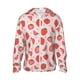 thumbnail image 1 of Fotbe Strawberry Chaqueta con Protección Solar UPF 50+ para Hombre y Mujer, Camisa con Capucha y Bolsillos-X-Large, 1 of 7