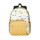 thumbnail image 1 of Easygdp White Ice Cream Mochila Ligera de 15 Pulgadas para Estudiantes, Mochila Cómoda para la Escuela y Viajes, Correas Ajustables, 1 of 6