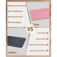 thumbnail image 4 of Pink Stair Treads for Wooden Steps Indoor Runner Rug Carpet, Pure Pink 15 Pieces Peel and Stick Staircase Step Treads Covers Washable Throw Door Mats, 30"x8", 4 of 5