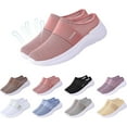 thumbnail image 2 of Women Summer Slip On Open Back Shoes Mesh surface Walking  Lightweight Comfortable shoes, 2 of 7