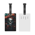 thumbnail image 5 of Sikiie Butterfly Flower Skull Luggage Tags Privacy Cover ID Label Suitcase Tags Identifiers For School Bags,Suitcases, 5 of 7