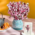 thumbnail image 5 of Tarjetas de papel, flores de cerezo, ramo de flores para siempre de tamaño natural, tarjetas de felicitación emergentes en 3D, cumpleaños como se muestra, 5 of 5