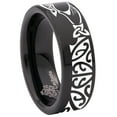 thumbnail image 6 of Celtic Claddagh Tungsten Carbide Ring, 6 of 9