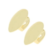 Unique Bargains 1 Set Fake Teeth Grills Fashion Double Fangs for Hip Hop Gift Gold Tone