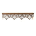 thumbnail image 2 of Wall Shelf Storage Rack Rustic Hanging Retro for Office Home Hallway Decor 80cmx18cmx17cm, 2 of 8