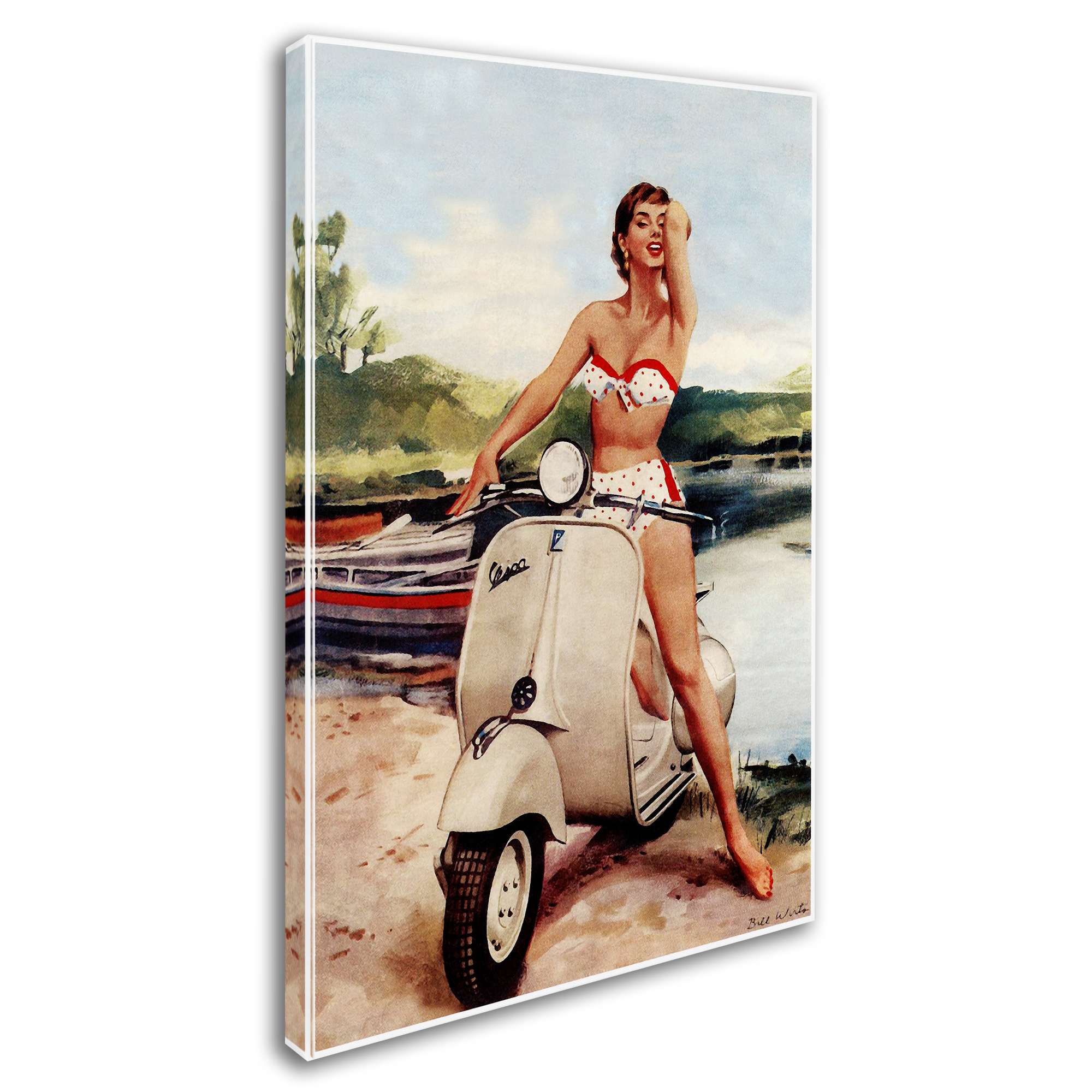 Trademark Fine Art 'Travel 36' Canvas Art by Vintage Lavoie