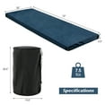 Topbuy Roll Up Memory Foam Sleeping Pad Portable Travel Car Camping Mattress w/ Carry Bag