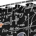 thumbnail image 3 of Math Equations Colorful Doodles Black Pattern Shower Curtain 72"x84" ,Bathroom Decorative Shower Curtains Set with 12 Hooks,Modern Waterproof Washable Shower Curtain, 3 of 6
