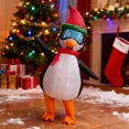 thumbnail image 7 of Christmas Cosplay Dress Up Penguin Inflatable Costume Christmas Theme Party Inflatable Costume Holiday Party Performance Props,Height 59"–74.8",Penguin, 7 of 7