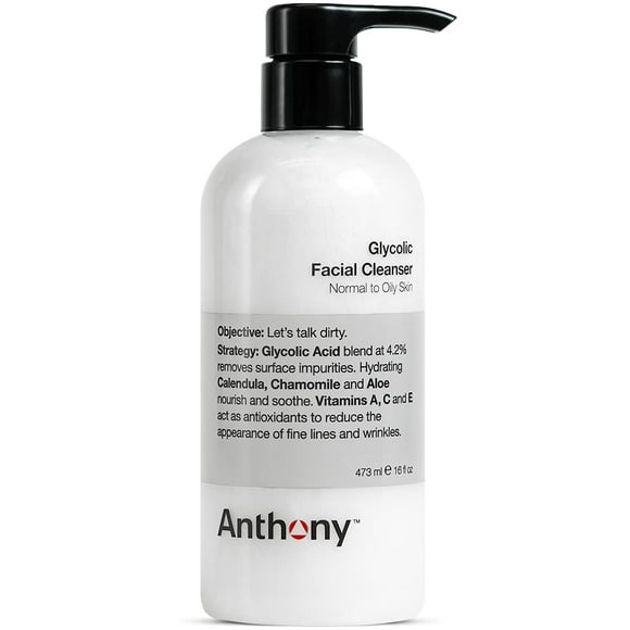 Limpiador facial Anthony Glycolic para hombre 473 ml