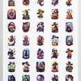 thumbnail image 4 of 35pcs-50pcs Spooky Stickers Halloween Skeleton Stickers Witch Decals Ghost PVC Stickers for Laptops Notebooks Suitcases, 4 of 9