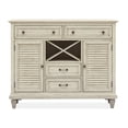 thumbnail image 2 of Magnussen Home Newport Solid Wood Buffet/Sideboard in Soft Alabaster Finish, 2 of 5