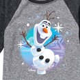 thumbnail image 3 of Frozen 2 - This Snowman Can - Toddler And Youth Raglan Graphic T-Shirt, 3 of 4