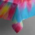 thumbnail image 5 of Colorful Tie Dye Mandala Pattern Square Tablecloth,Waterproof Square Table Cover,Wipeable Spillproof Washable Table Cover for Home Kitchen Party Decor 42"X42"(107x107cm), 5 of 6