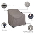 thumbnail image 3 of Modern Leisure Garrison Patio Lounge/Club Chair Cover, 2-Pack, Waterproof, 35"L X 38"W X 31"H, Heather Gray, 3 of 12