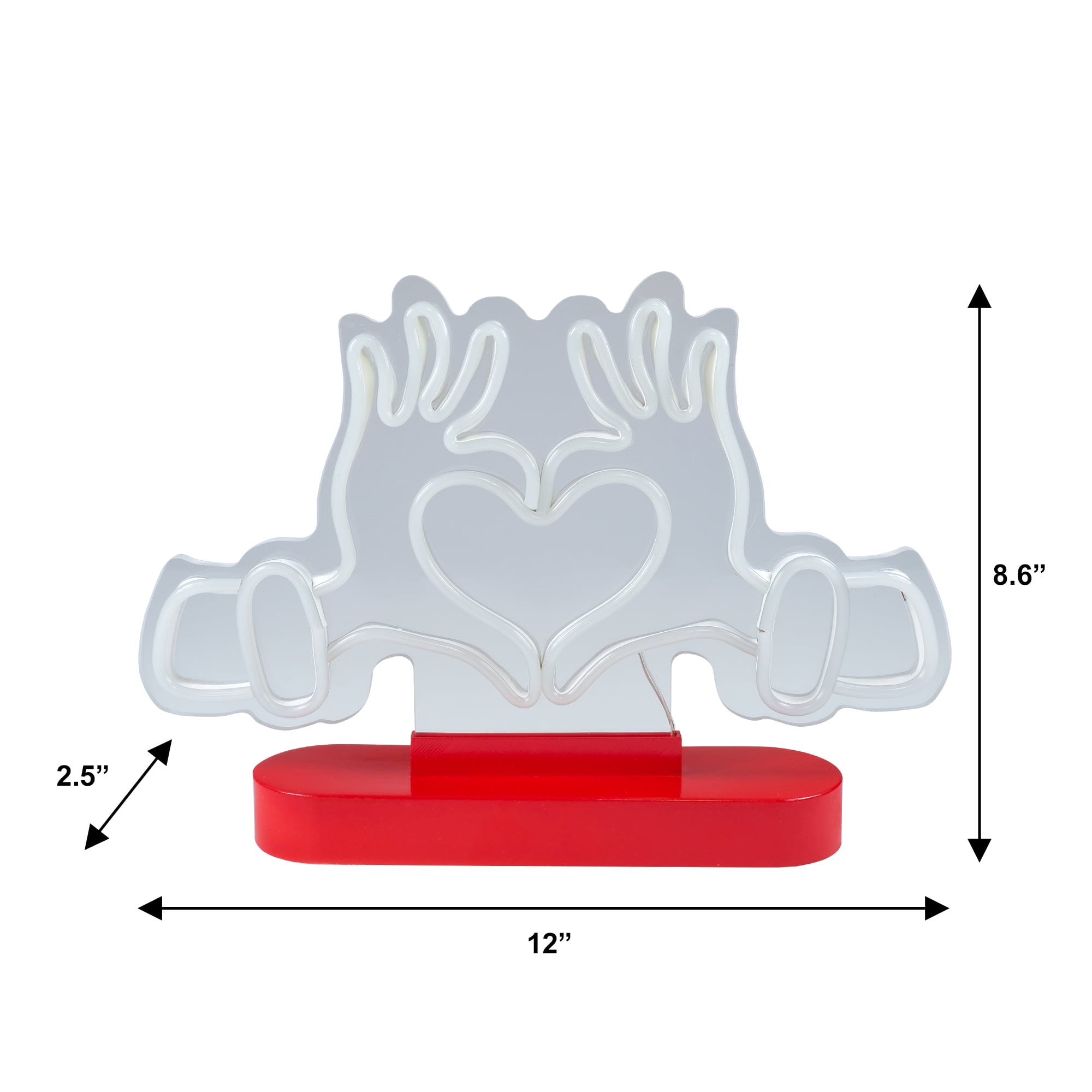 The Grinch Neon Light Tabletop Piece with Heart Hands