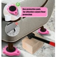 thumbnail image 6 of Furniture Lift Mover Tool Set - Furniture Movers Can Withstand Up to 800 Ibs, 360°Sliding Function, Furniture Lifter Have Self-Adjusting Bases， Heavy Item Furniture Moving Tool Without Falling, 6 of 7