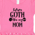 thumbnail image 3 of Inktastic Future Goth Like My Mom with Skulls Girls Toddler Dress, 3 of 4