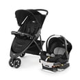 thumbnail image 1 of Chicco Viaro Quick-Fold Travel System, Includes Infant Car Seat and Base, Stroller and Car Seat Combo, Baby Travel Gear | Black/Black, 1 of 5