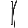 thumbnail image 1 of DELTA FAUCET 51567-BL H2Okinetic Single Setting Slide Bar Hand Shower Handshower, Matte Black, 1 of 3