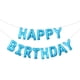 thumbnail image 1 of Inteprter Letrero de globo de feliz cumpleaños: inflado seguro y fácil Reutilizable y para colgar en la pared Amplia aplicación Kits de decoración para fiestas Azul Impreso, 1 of 6
