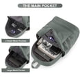 thumbnail image 3 of Mochila deportiva impermeable Coofay con compartimento para zapatos de 35 L para mujer, 3 of 8