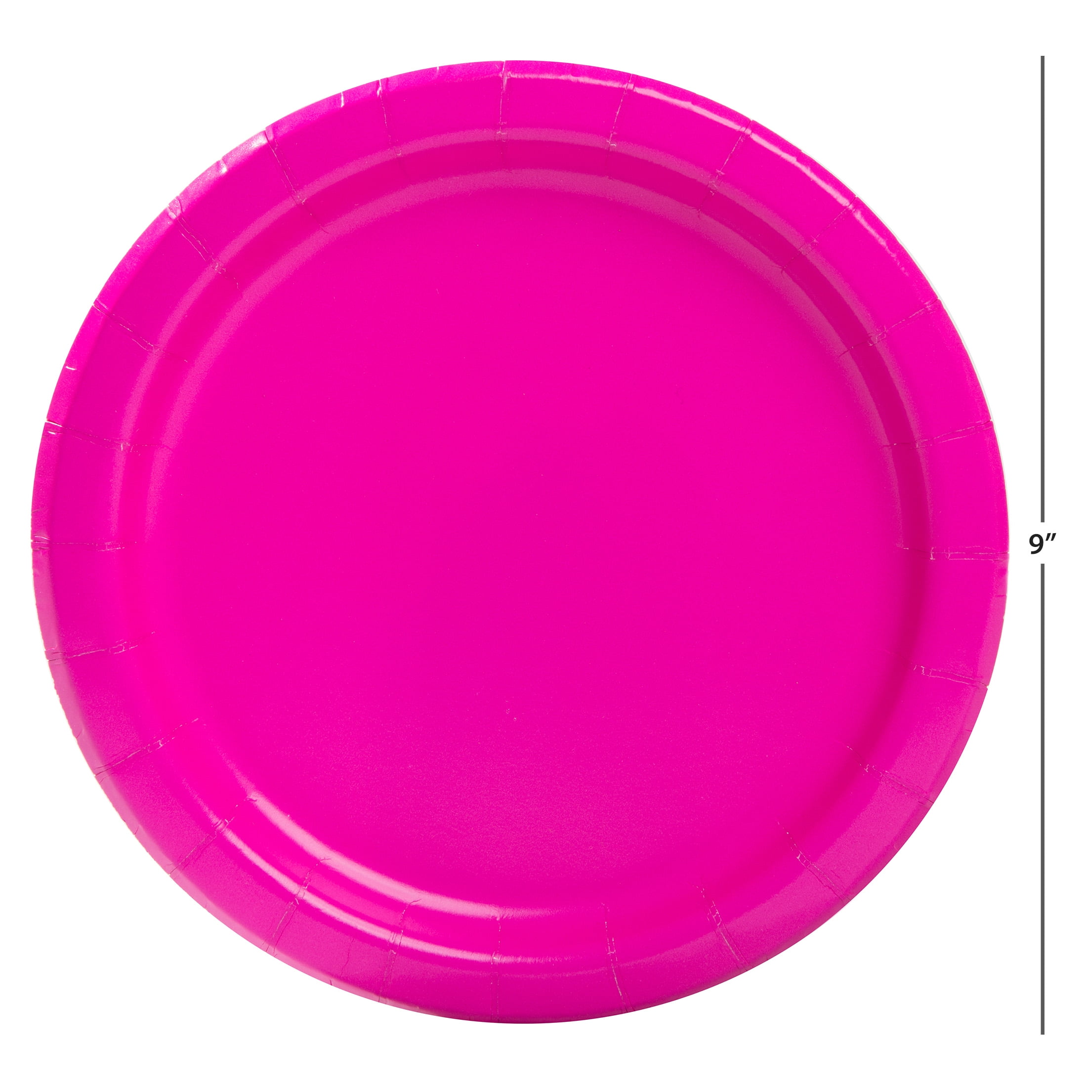 Hot pink paper clearance plates