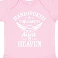 thumbnail image 4 of Inktastic Handpicked for Earth by My Aunt in Heaven with Angel Wings Boys or Girls Baby Bodysuit, 4 of 5
