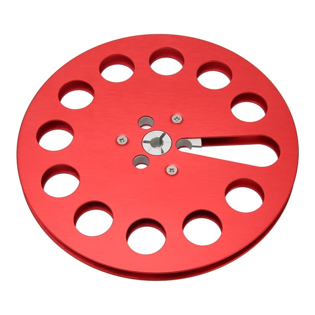 7 Inch Takeup Reel, Universal 11 Holes, Aluminum Alloy, for 1/4 Inch Tape