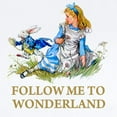 thumbnail image 2 of CafePress - FOLLOW ME TO WONDERLAND Infant Bodysuit - Baby Light Bodysuit, Size Newborn - 24 Months, 2 of 4