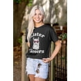 thumbnail image 3 of Llater Losers Nerdy Geeky Cute Llama Plus Size Crewneck Graphic Tee Shirt Brisco Brands 2X, 3 of 5
