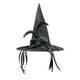 thumbnail image 4 of Sombrero de niña de llama roja de Halloween Sombrero de bruja rosa Sombrero de bruja negro, 4 of 7