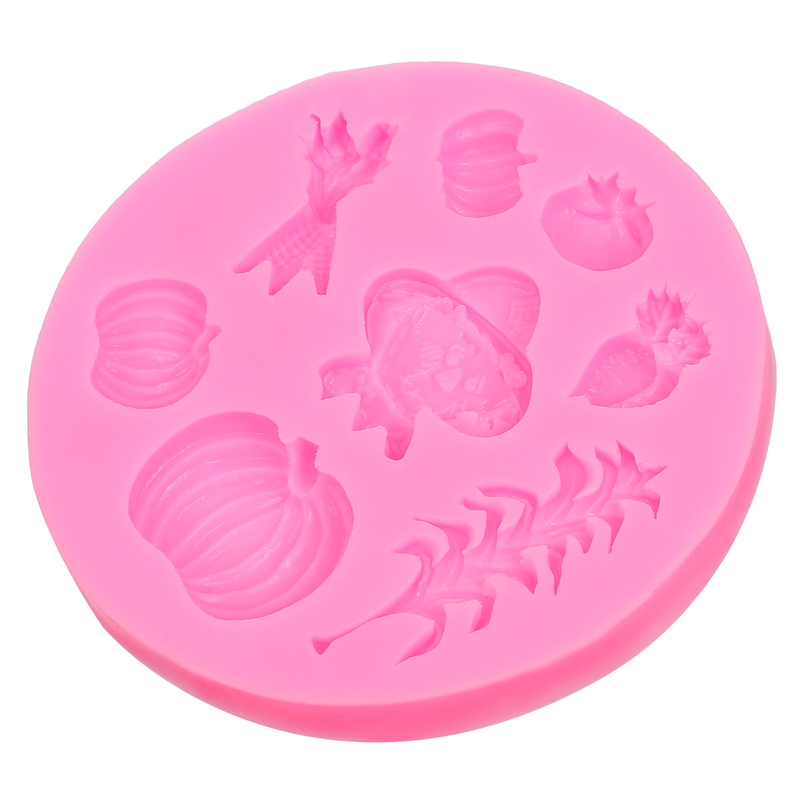 FOMIYES Pumpkin Silicone Fondant Mold for Cake Decorating Baking Candy Chocolate Dessert Craft Tool