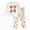 H419-White, variant on TOWED22 Little Boys Girls Pajamas 2Pcs Long Sleeve Crewneck Top and Elastic Waist Pants Cotton Print Sleepwear Pjs Toddlers 3 6 9 12 18 24 Months 2 3 4 5 6 7 8 9 Years(Light Pink,7-8 Y)